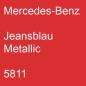 Preview: Mercedes-Benz, Jeansblau Metallic, 5811.